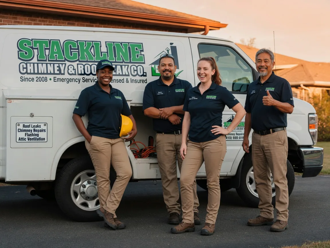 Chimney flashing repair company in Fishersville, VA